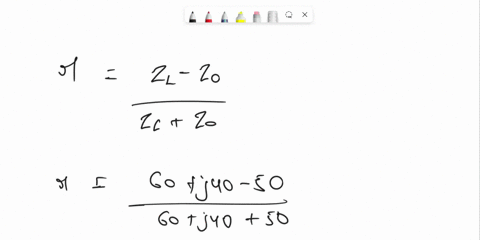 1-a-a-30m-long-lossless-transmission-line-with-zo-50-operating-at-2-mhz-is-terminated-with-a-loadz60j40if-v06c-on-the-linecrepresents-velocity-of-light-find-ithe-reflection-coefficient-r-3-m-74325