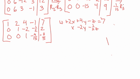 use-gaussian-elimination-to-find-the-complete-solution-to-the-system-of-equations-or-show-that-none-exists-beginaligned-w2-x4-y-z-7-2-x-4-yz-4-w-4-xy-4-endaligned-select-the-correct-choice-below-and-2