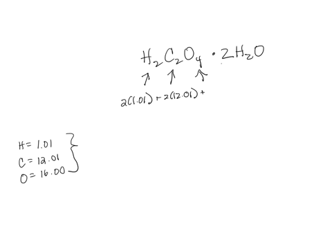 calculate-the-molar-mass-of-oxalic-acid-dihydrate-h2c2o42h2o-report-your-answer-with-at-least-two-digits-behind-the-decimal-point