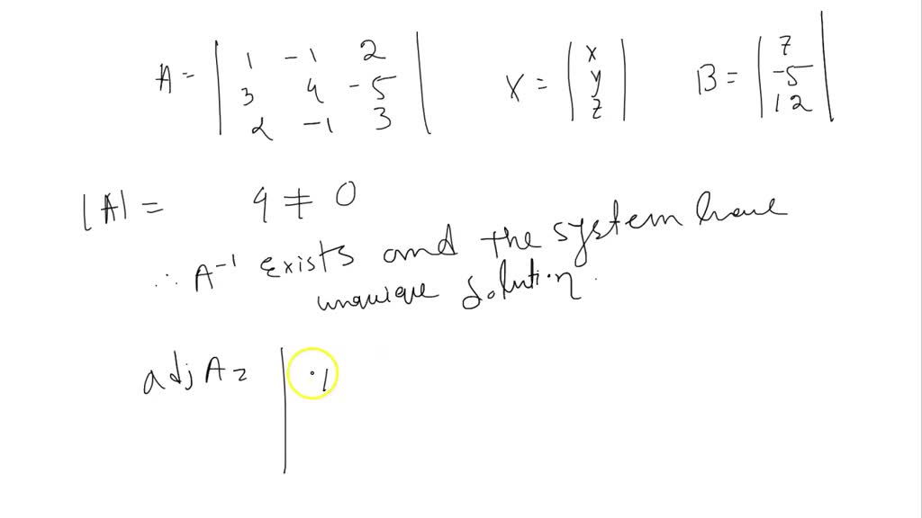 SOLVED: 4x1 + 3x2 = -3 2x1 âˆšSxz = 9 + 1) - 1 = -[ if given (SA [5 ...