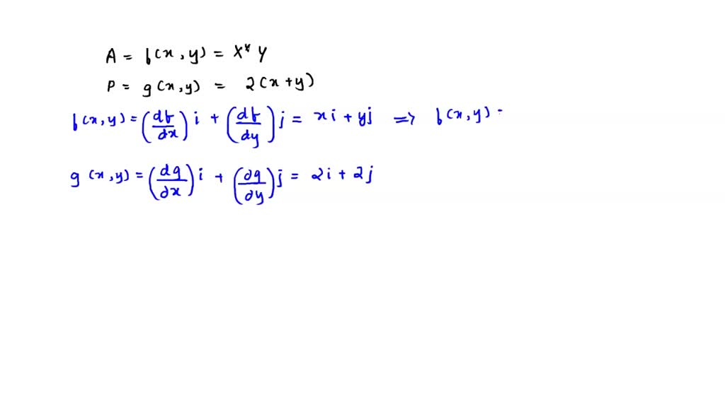 SOLVED: 'Use Lagrange multipliers to prove that the rectangle with ...