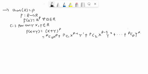 let-r-be-a-commutative-ring-of-prime-characteristic-p-show-that-the-function-f-r-r-defined-by-fa-ap-is-a-ring-homomorphism-called-the-frobenius-homomorphism-of-r-84198