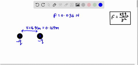 two-small-metal-spheres-are-169-cm-apart-the-spheres-have-equal-amounts-of-negative-charge-and-repel-each-other-with-forces-of-magnitude-00360-n-what-is-the-charge-on-each-sphere-55653