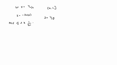 let-y1-yn-be-a-random-sample-from-the-uniform-distribution-over-the-interval-0-use-yn-maxy1-yn-to-find-an-mvue-minimum-variance-unbiased-estimator-of-41208