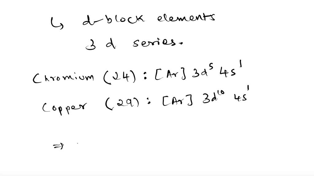 Solved Why Do Cr And Cu Not Have The Expected Electron Configurationsentry Field With