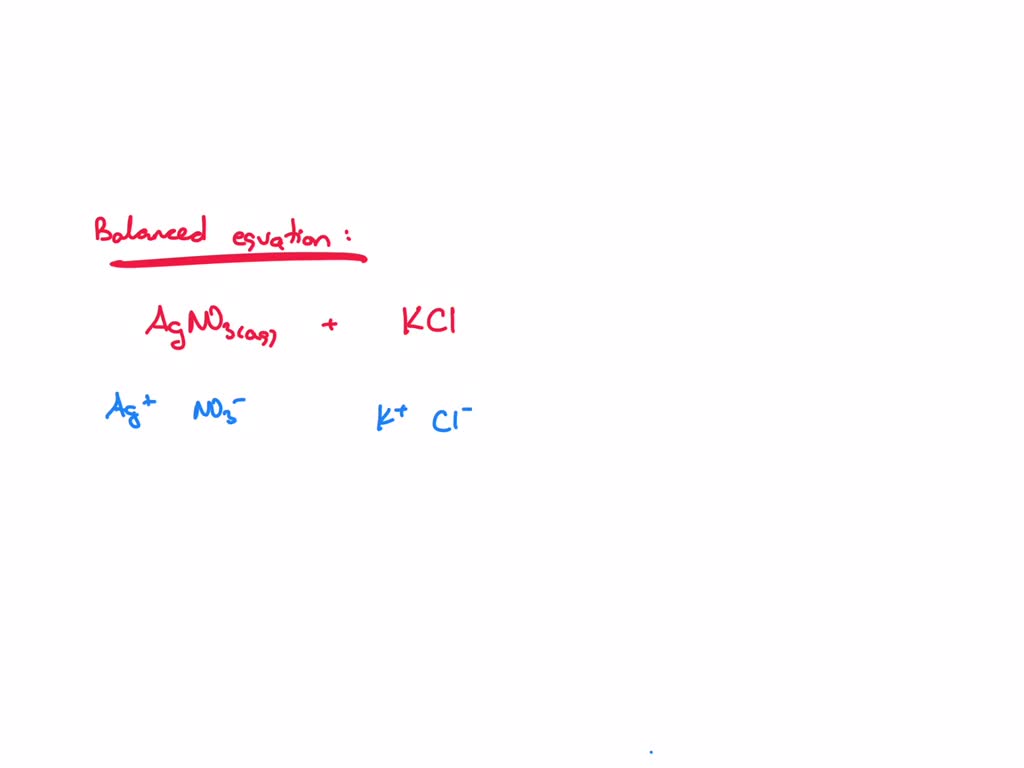 SOLVED Silver can be precipitated from a silver nitrate solution with