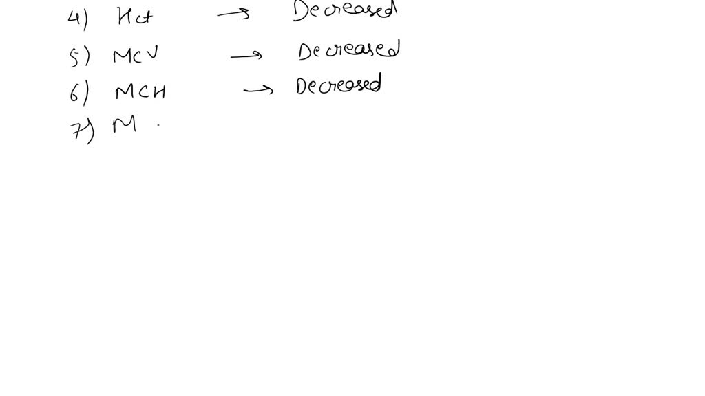 SOLVED: Normal range: 12.0-15.0 g/dL Hemoglobin, 36-44% Hematocrit, 0.3 ...