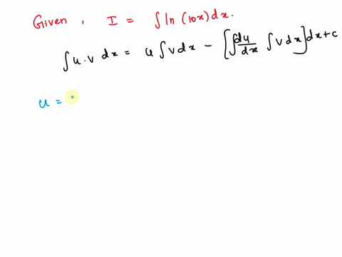 use-integration-by-parts-to-evaluate-the-integral-ln-10xdx-use-c-as-the-arbitrary-constant-03248