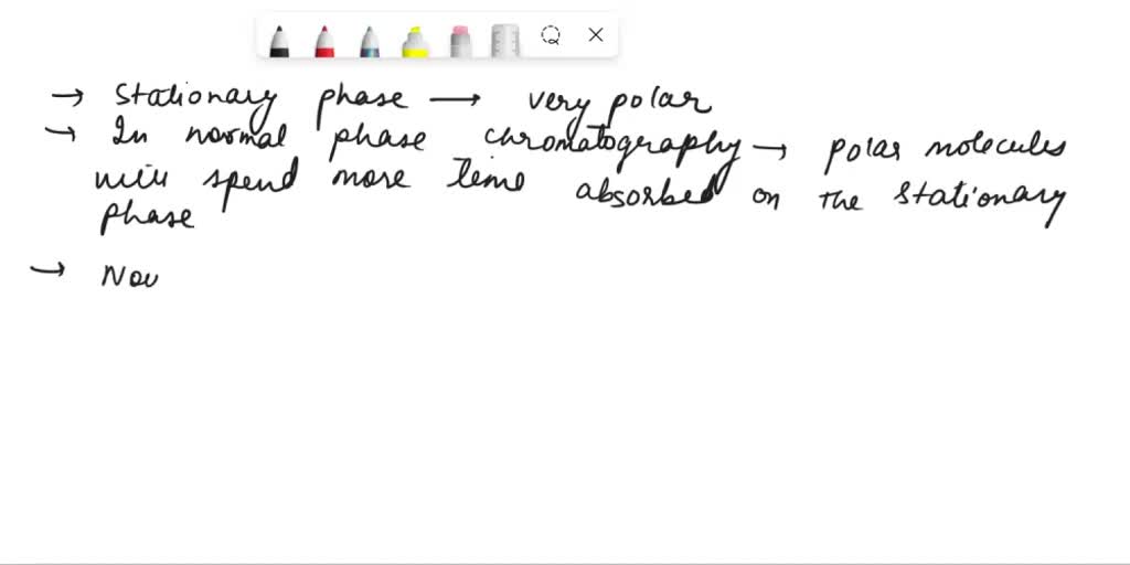 SOLVED Consider nonpolar compound, N, and polar compound, P. In a