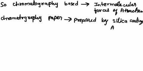 how-does-chromatography-work-in-the-terms-of-intermolecular-forces-of-attraction-the-interplay-between-the-mobile-phase-the-paper-coating-and-the-dyestuffwhy-are-the-dyestuffs-separated-to-d-71124