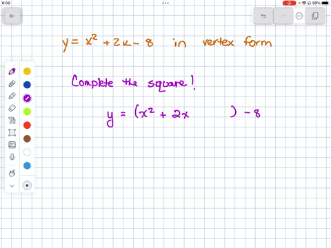 put-the-equation-yx22x-8-into-the-form-yx-h2k-answer-y