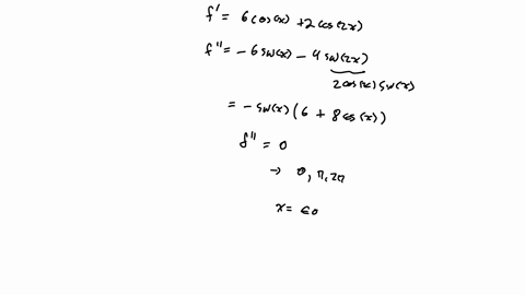 Consider the following function. g(x) = 3x4 - 6x3 + 7 Find
