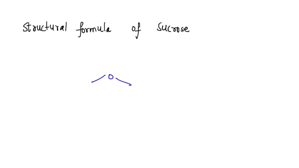 SOLVED Sucrose, the sugar extracted from sugarcane and sugar beets, is