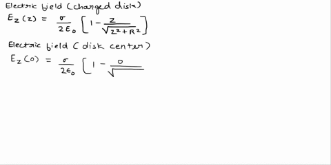 at-what-distance-along-the-central-axis-of-a-uniformly-charged-plastic-disk-of-radius-r-131-m-is-the-magnitude-of-the-electric-field-equal-to-13-times-the-magnitude-of-the-field-at-the-cente-68947