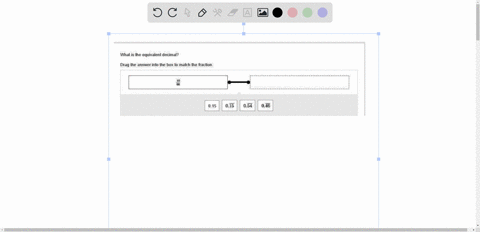 what-is-the-equivalent-decimal-drag-the-answer-into-the-box-to-match-the-fraction-the-rest-below-whal-js-ihe-equivalent-decimal-draq-the-answer-inlo-the-box-match-the-fraction-015-015-054-04-58097