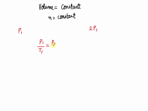In a closed system if the volume is kept constant what...