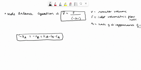 the-liquid-phase-reaction-a2b-cd-is-conducted-in-a-cstr-the-reaction-kinetics-are-first-order-in-both-a-and-b-with-a-rate-constant-ka-016-lmolmin-the-feed-is-equimolar-at-caocbo08-moll-and-t-06034