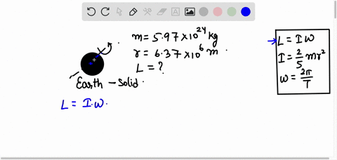 assume-the-earth-is-a-uniform-solid-sphere-with-radius-of-637-106-m-and-mass-of-597-1024-kg-find-the-magnitude-of-the-angular-momentum-of-the-earth-due-to-rotation-about-its-axis___kg-x-m2s-66524