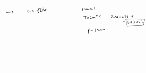 1-air-at-300-c-and-1atm-is-flowing-with-velocity-of-09-of-the-sonic-velocity-for-air-ratio-of-specific-heat-at-constant-pressure-to-the-specific-heat-at-constant-volume-is-14-a-what-is-the-v-20412