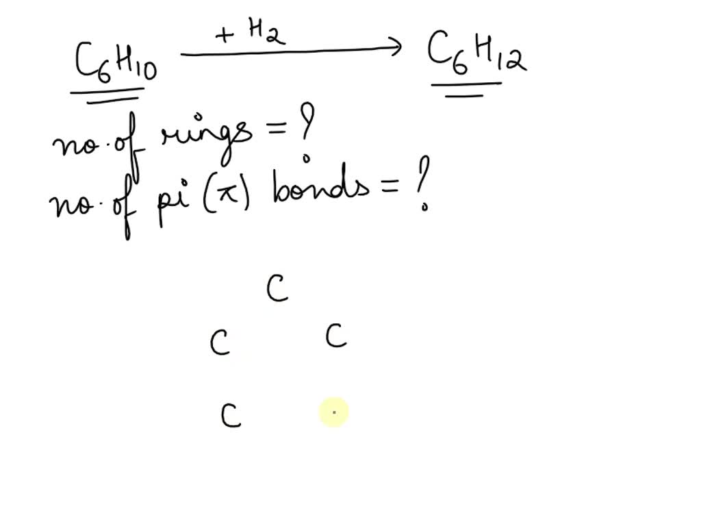 SOLVED How many rings and π(pi) bonds are contained in compound A and draw one possible