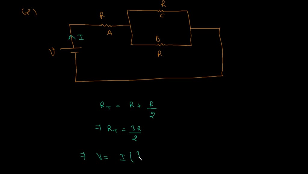 SOLVED: The Illustration Above Shows Battery Connected To Three ...