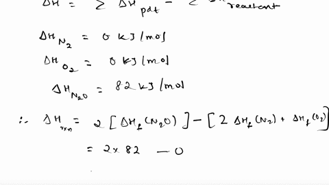 1-using-standard-heats-of-formation-calculate-the-standard-enthalpy-change-for-the-following-reaction-2n2g-o2g2n2og-answer-kj-2-using-standard-heats-of-formation-calculate-the-standard-entha-62103