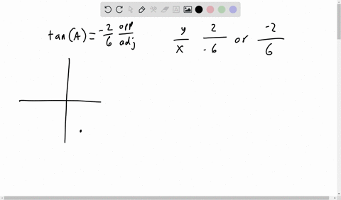 34-given-tan-a-2-draw-two-possible-locations-on-the-coordinate-axis-for-the-terminal-arm-ofangle-a-and-find-two-possible-values-for-the-measure-of-angle-a-and-the-related-acute-angle-5-marks-29154