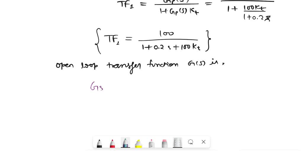 SOLVED: The block diagram of a control system is shown in the figure ...