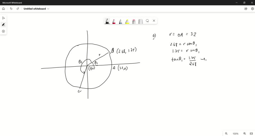 SOLVED: Consider The Diagram Shown Below: Suppose That O = (0, 0) And A ...