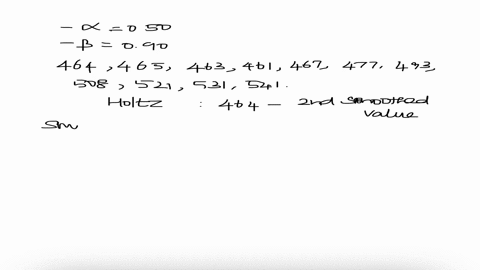 texts-holt-or-two-factor-exponential-smoothing-was-run-on-ten-periods-of-variable-y-assume-050-and-090-the-megastat-output-is-provided-below-two-factor-exponential-smoothing-alpha-050-beta-0-85409