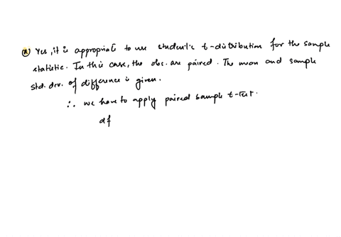 for-a-random-sample-of-36-data-pairs-the-sample-mean-of-the-differences-was-072-the-sample-standard-deviation-of-the-differences-was-2-at-the-5-level-of-significance-test-the-claim-that-the-65802