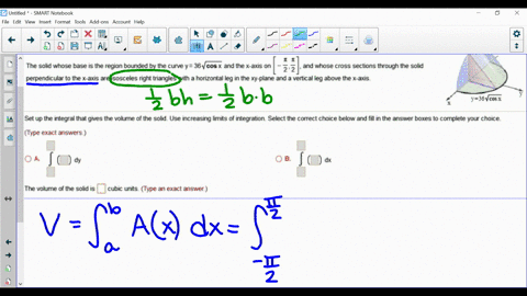 use-the-general-slicing-method-t0-find-the-volume-of-the-following-solid-the-solid-whose-base-the-region-bounded-by-the-curve-y-364cos-and-the-x-axis-on-2-and-whose-cross-sections-through-th-40908