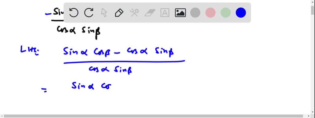 SOLVED: Verify the identity: Show that sin(p+9) tanp + tanq sin (p - q ...