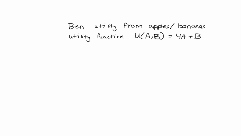 ben-gets-utility-from-apples-and-bananas-and-his-preferences-can-be-represented-by-the-utility-function-uab4ab-if-the-price-of-apples-is-3-times-the-price-of-bananas-what-is-bens-ordinary-de-37354