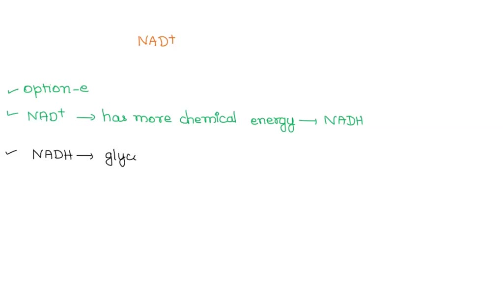 SOLVED: QUESTION 28 Which of the following = statements describes NAD+