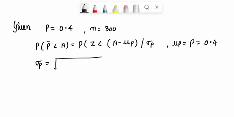 consider-a-simple-random-of-n-300-from-a-population-with-proportion-p-04-determine-the-probability-that-the-sample-proportion-p3oo-will-be-greater-than-or-equal-to-035-b-between-038-and-042-97632