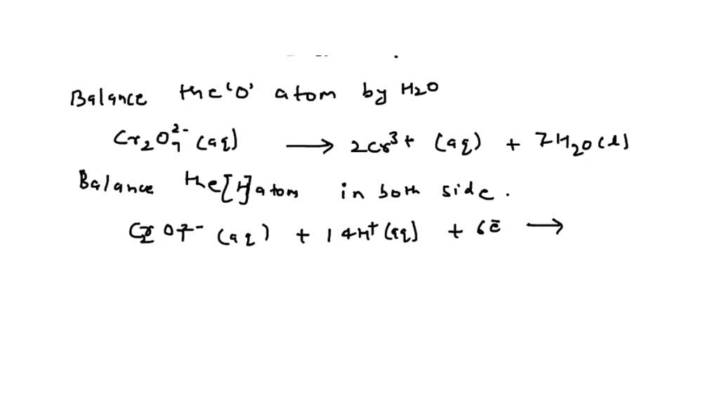 Solved Question Of Submit Complete And Balance The Following