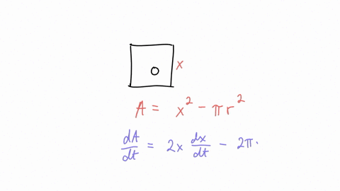 a-circle-is-inside-square-the-radius-of-the-circle-is-decreasing-at-rate-of-2-meters-per-hour-and-the-sides-the-square-gecreasing-rate-of-3-meters-per-hour-when-the-radius-is-2-meters-and-th-53201