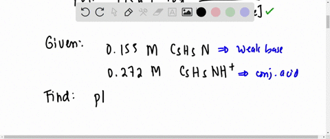 what-is-the-ph-of-a-solution-containing-0155-mol-l-1-c5h5n-and-0272-mol-l-1-c5h5nh