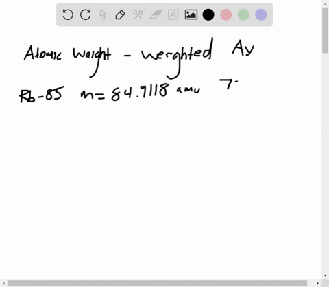 rubidium-has-two-naturally-occurring-isotopes-rubidium-85-atomic-mass-849118-amu-abundance-7215-and-rubidium-87-atomic-mass-869092-amu-abundance-2785-calculate-the-atomic-weight-of-rubidium-2