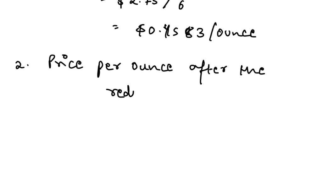 If a can of tuna sells for 2.75, how much did the price per ounce go up