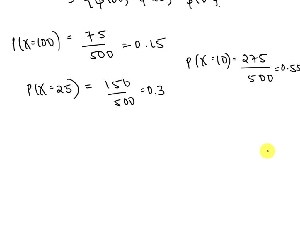 SOLVED Exercise box contains 500 envelopes, of which 75 contain 100 in