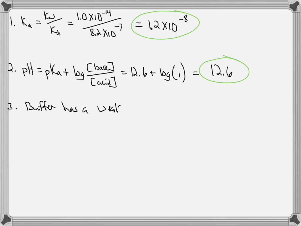 Solved:1 A) Write The Aqueous Acid Dissociation Reactions For An Acid 