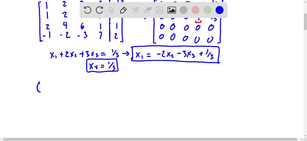 SOLVED: System of equations given by: 25x + 7y + 31z + 204w + 74t + 83u ...