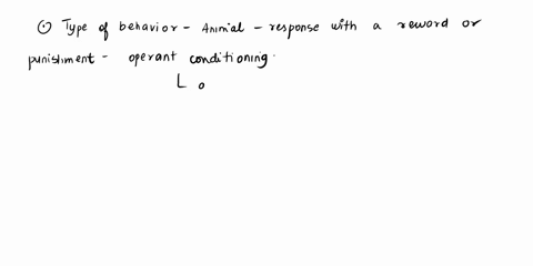 what-type-of-behavior-involves-an-animal-associating-its-response-with-a-reward-or-punishment-78276