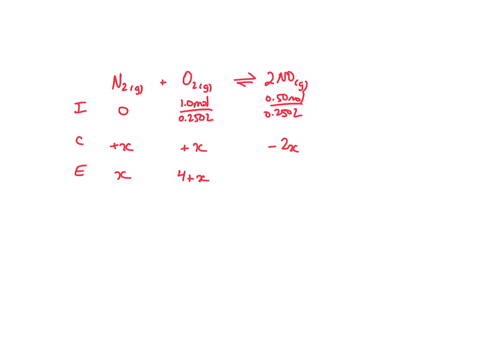 suppose-250-ml-flask-is-filled-with-10-mol-of-02-and-050-mol-of-no_-the-following-reaction-becomes-possible-nz-g02g-72no-g-the-equilibrium-constant-k-for-this-reaction-is-674-at-the-temperat-32727