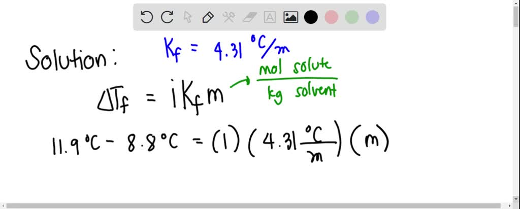 SOLVED: Determine the molecular weight of the unknown from the ...