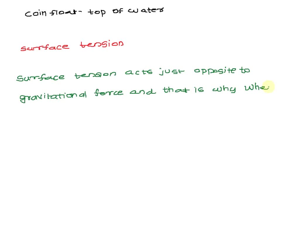 SOLVED 19. (3 marks) Explain why a penny will sink in water while a