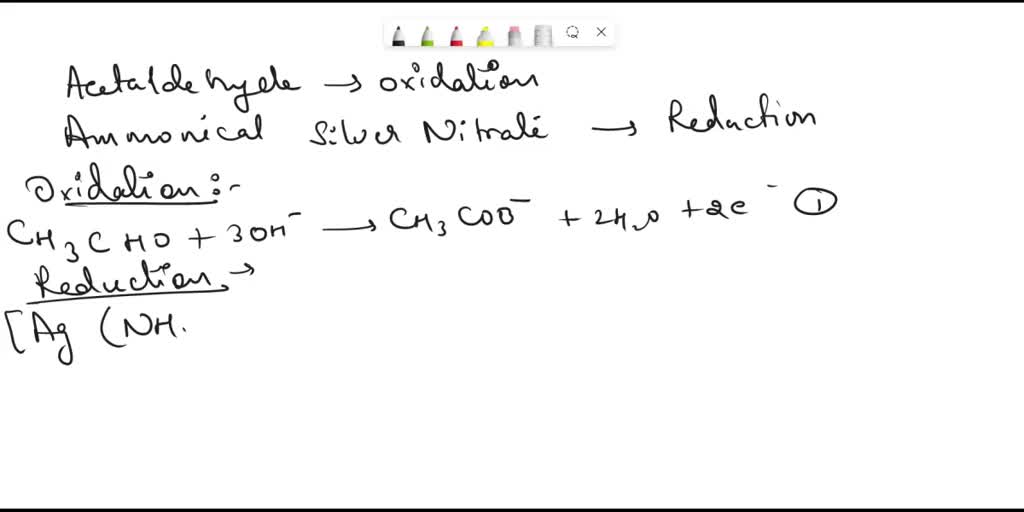 solved-1-write-a-balanced-equation-for-the-reaction-of-acetaldehyde