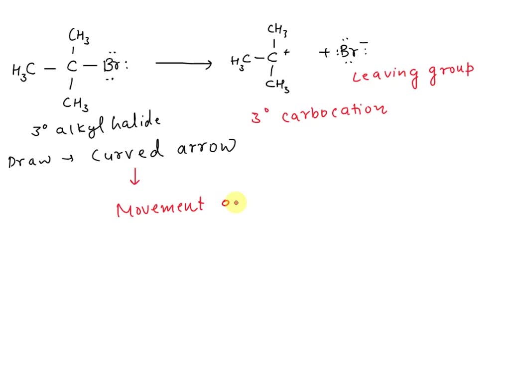 SOLVED Given the singlestep reaction shown, draw the curvedarrow